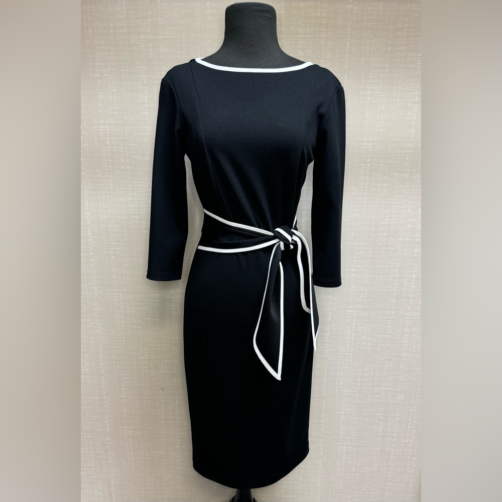 Joseph Ribkoff Contrast Trim Dress